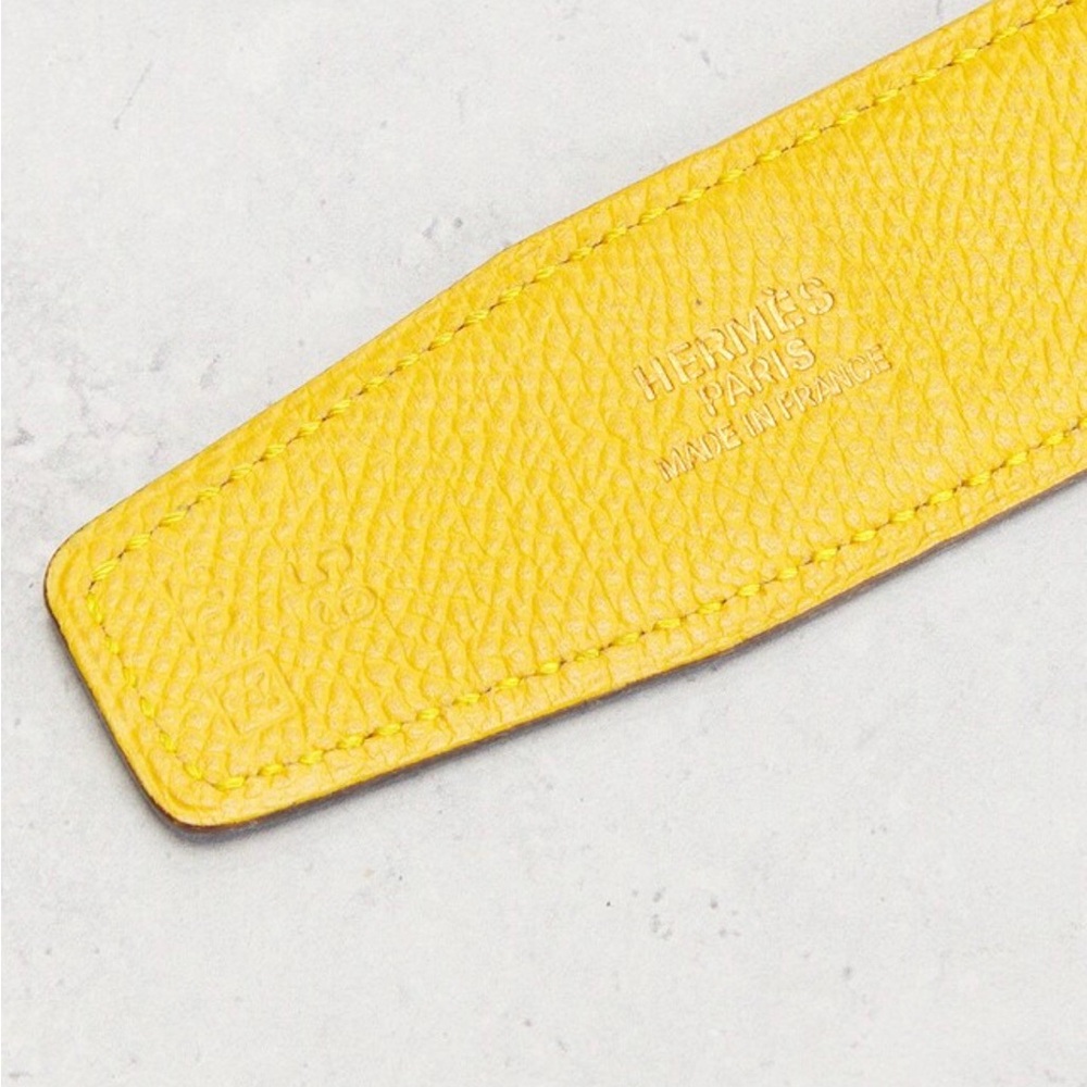 Hermes’ - Hermes Constance Belt - Black & Yellow - Picture 4 of 6